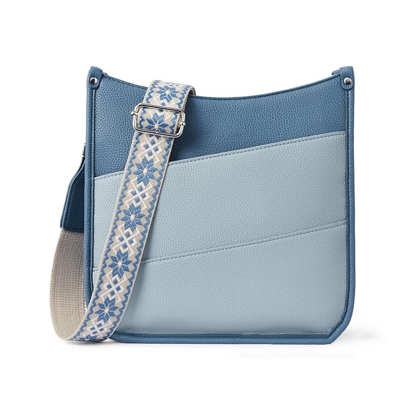 Versatile leather crossbody bag for women