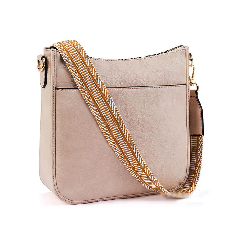 Versatile leather crossbody bag for women
