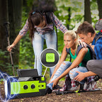 All-in-one solar-powered emergency radio