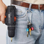 1/4" hex screwdriver bit holder key rings
