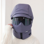 Windproof riding mask with goggles