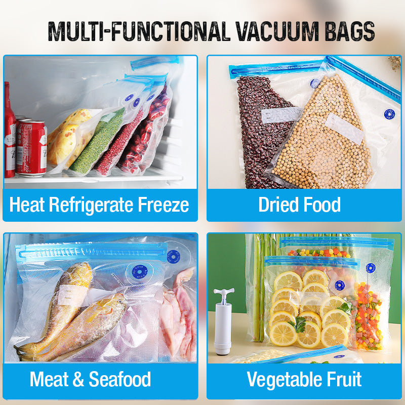 Kitchen vacuum sealing bag set