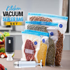 Kitchen vacuum sealing bag set