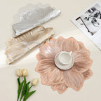 Lotus Shaped Heat Resistant and Washable Table MatSale at Reduced Price