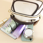 Retro, versatile crossbody bag with large capacity