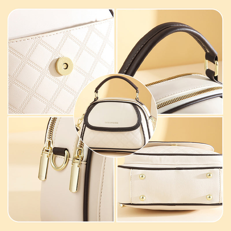 Retro, versatile crossbody bag with large capacity