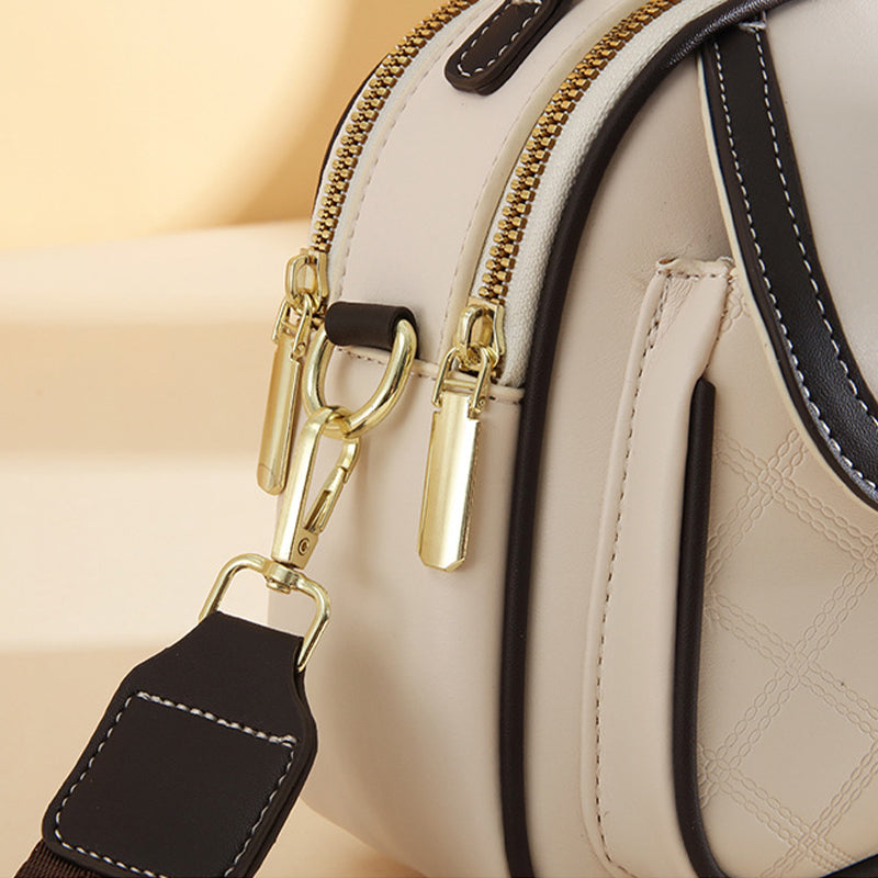 Retro, versatile crossbody bag with large capacity