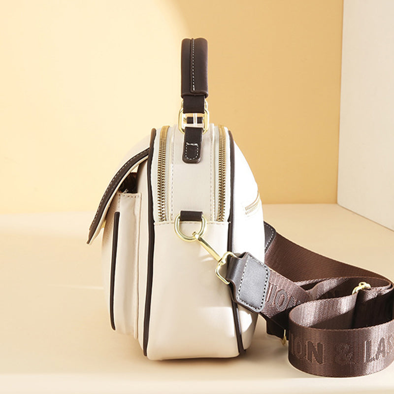 Retro, versatile crossbody bag with large capacity