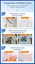 Powerful color-bleaching detergent