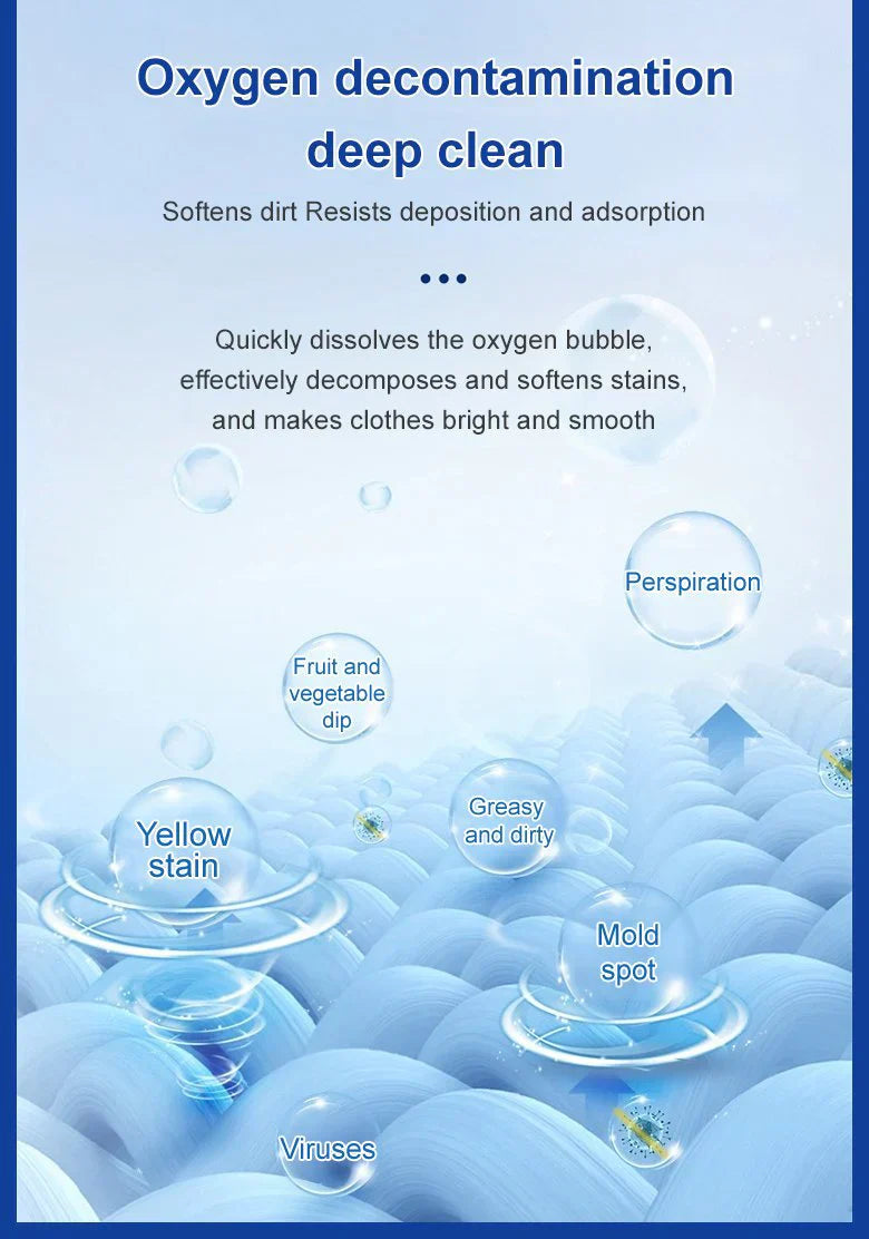 Powerful color-bleaching detergent