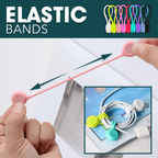 Magnetic cable ties with snap lock