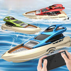 Mini 2.4G RC high-speed boat with LED lights