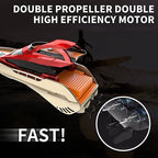 Mini 2.4G RC high-speed boat with LED lights