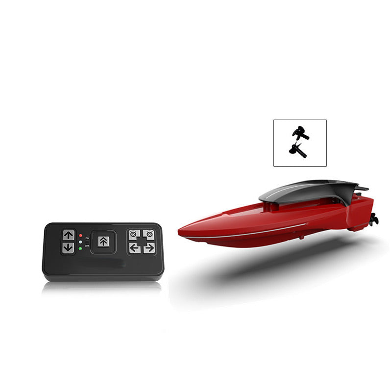 Mini 2.4G RC high-speed boat with LED lights