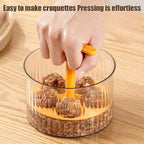 Transparent meatball maker