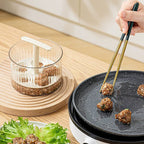 Transparent meatball maker
