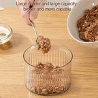 Transparent meatball maker