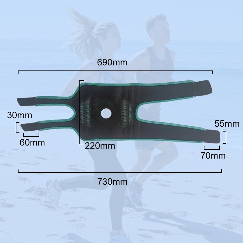Professional compression pad for meniscus cover in the knee