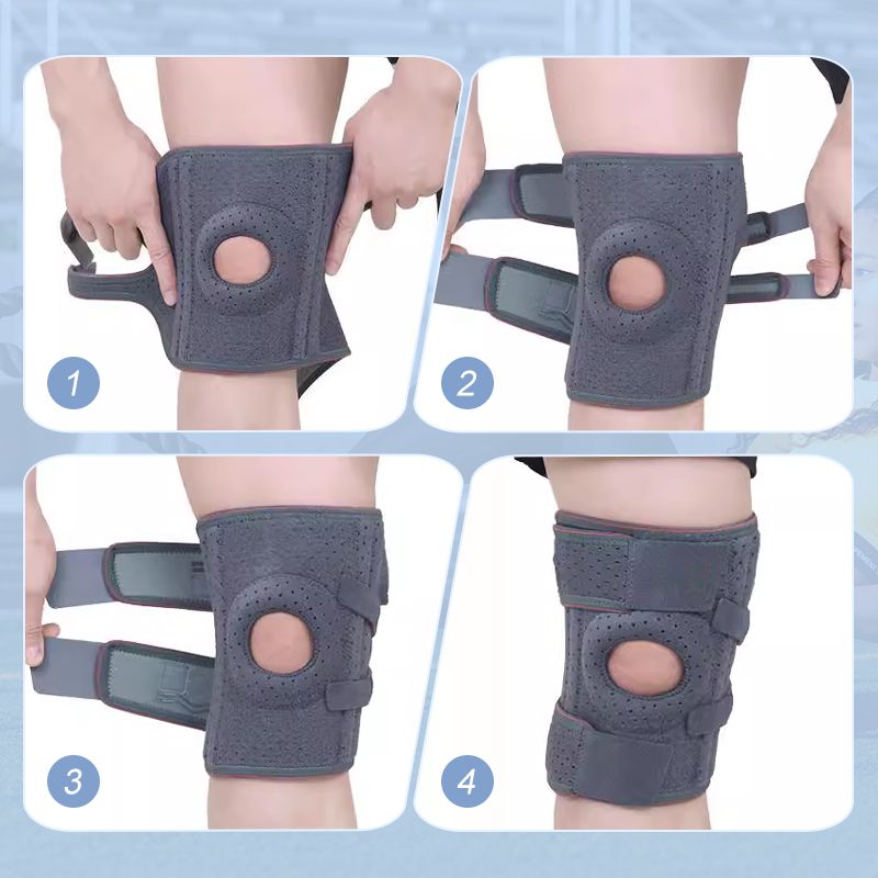 Professional compression pad for meniscus cover in the knee