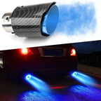 LED exhaust pipe tip – carbon fiber with heat resistant flame effect