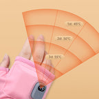 Intelligent heated fingerless gloves