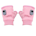 Intelligent heated fingerless gloves