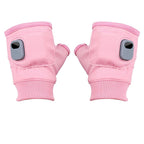 Intelligent heated fingerless gloves