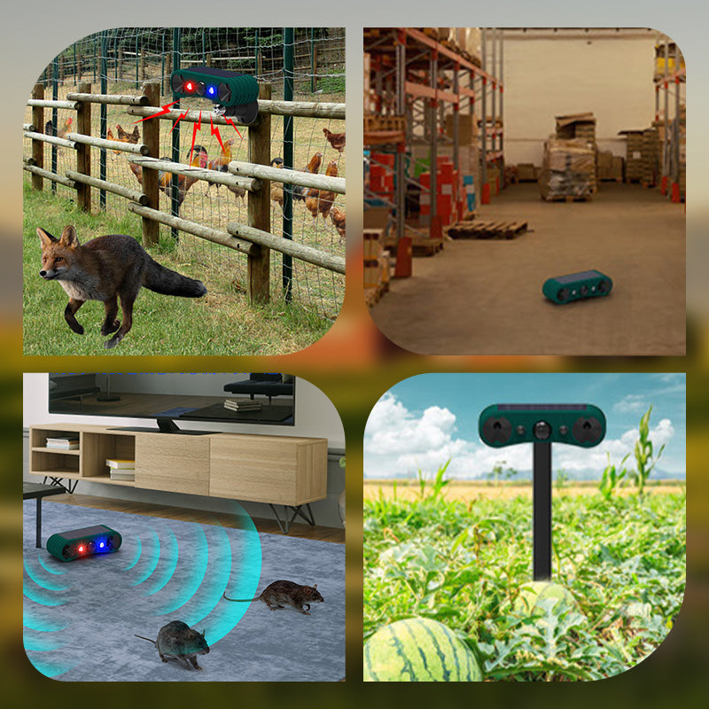 Solar motion sensor outdoor alarms for deterrence