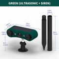 Solar motion sensor outdoor alarms for deterrence
