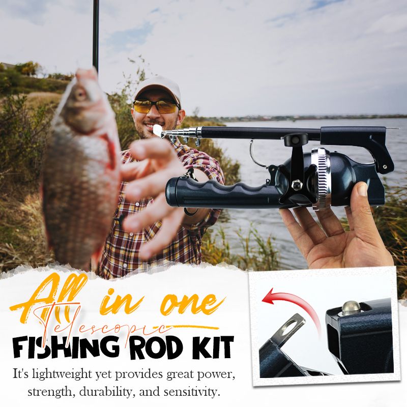 All-In-One Telescopic Fishing Rod Set