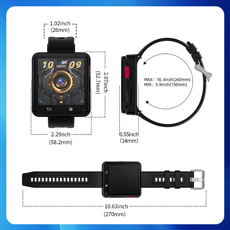 Fashion Sports Smart Watch with dual cameras