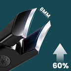 Powerful Angled Nail Clippers with Wide Mouth and Anti-Splash