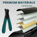 Powerful Angled Nail Clippers with Wide Mouth and Anti-Splash