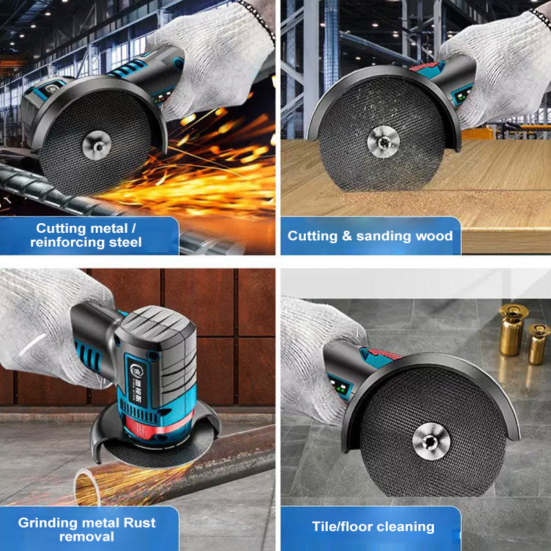 Mini angle grinder without brushes