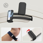 Silicone wristband with magnetic folding clasp for iwatch