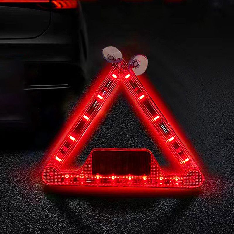 Solar Folding Triangle Warning Light
