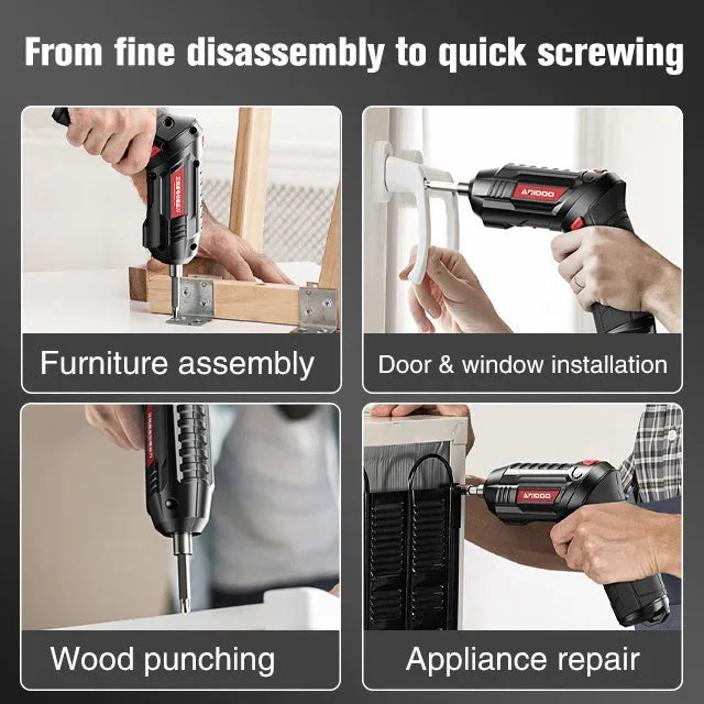 German multifunctional and powerful electric screwdriver