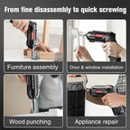 German multifunctional and powerful electric screwdriver
