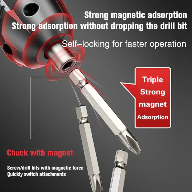 German multifunctional and powerful electric screwdriver