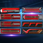 2 powerful LED tail lights for trucks