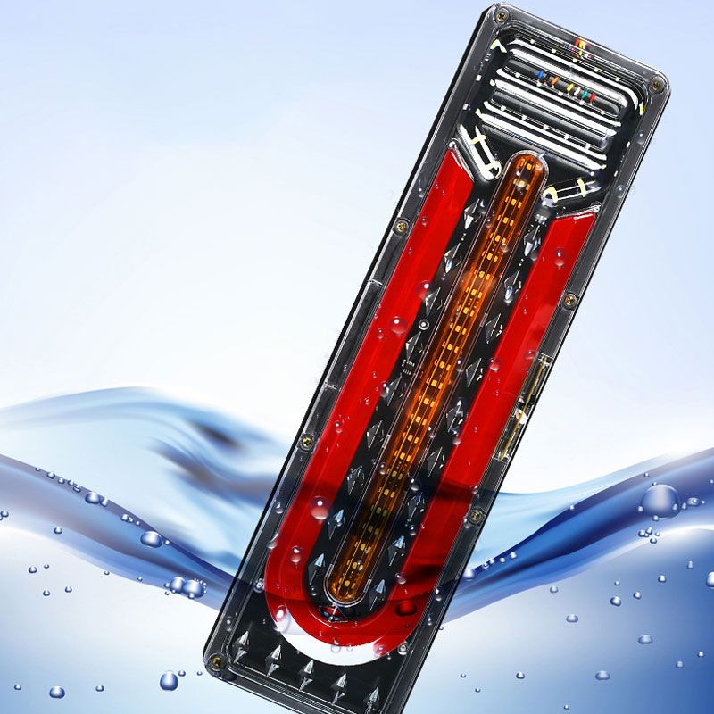 2 powerful LED tail lights for trucks
