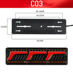 2 powerful LED tail lights for trucks