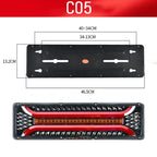 2 powerful LED tail lights for trucks