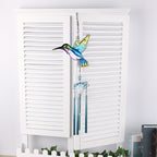 Hummingbird and dragonfly Wind chime garden decoration