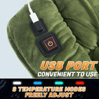 USB heated seat cushion