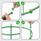 Removable plant support for flowers and fruits
