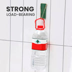 Self-adhesive, punch-free socket holder