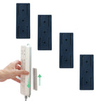 Self-adhesive, punch-free socket holder