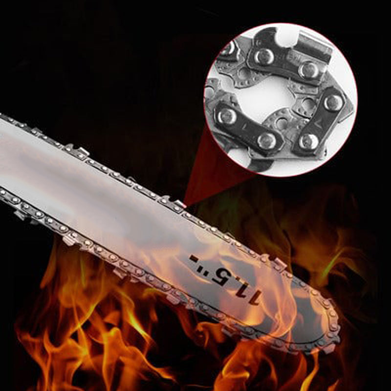 Angle grinder converted to electric chainsaw