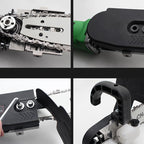 Angle grinder converted to electric chainsaw